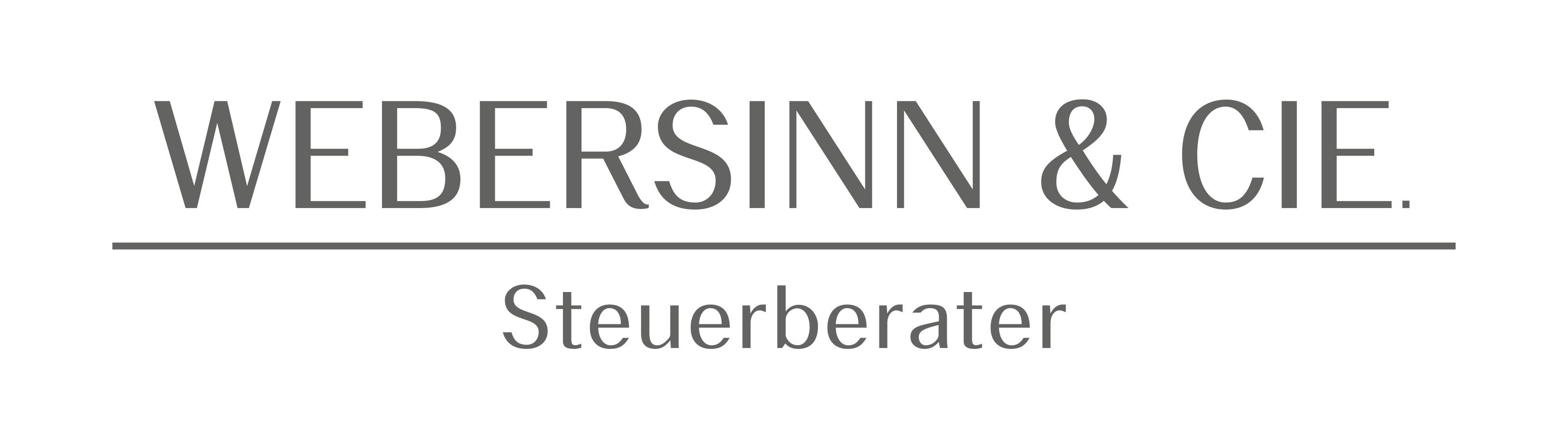 Logo der Steuerberaterkanzlei WEBERSINN & CIE.